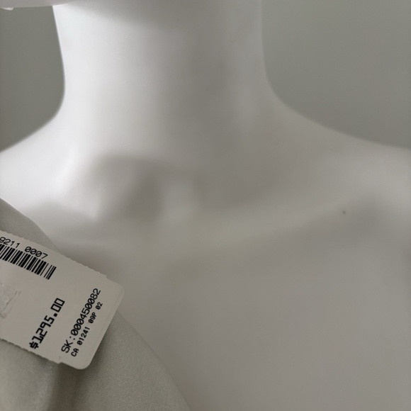 Sharon Wauchob Silk - Lurex Dress Belted NEW Sz 34 Women's Made in France❤️ - Picture 11 of 12